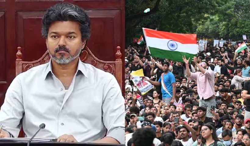 vijay vs delhi protest