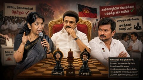 kanimozhi vs udhayanidhi