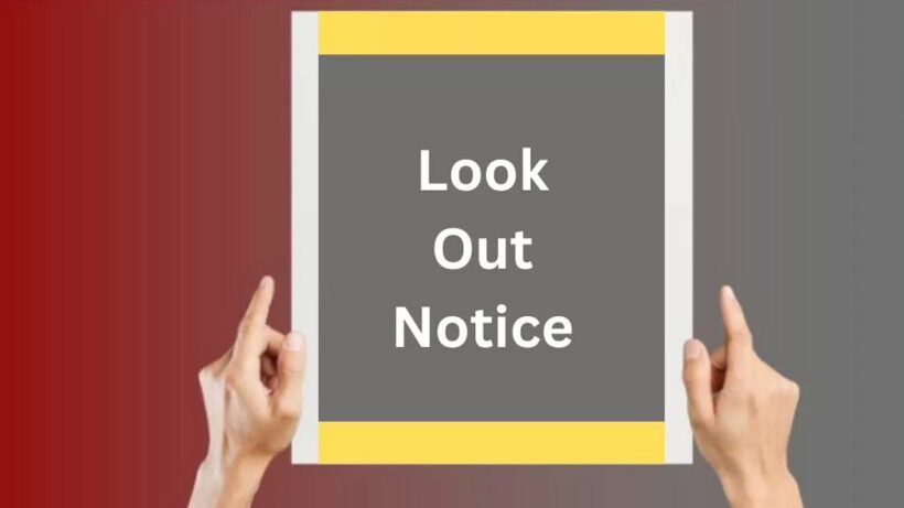 look out notice