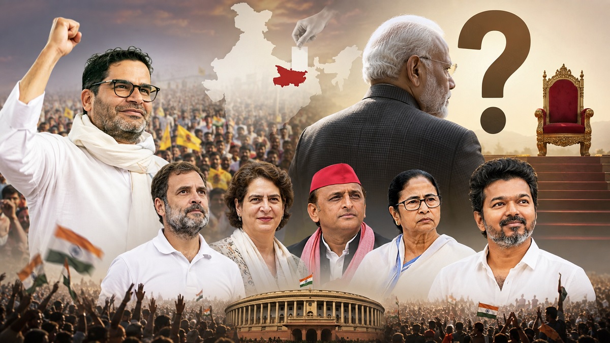 பீகார் இடைத்தேர்தலில் பிரசாந்த் கிஷோர் வெற்றிமுகம்.. மாற்றத்தை நோக்கி செல்கிறார்களா இந்திய வாக்காளர்கள்.. பாஜக சாம்ராஜ்யம் அவ்வளவு தானா? ஜென் சி இளைஞர்களை பகைத்து கொண்டாரா பிரதமர் மோடி? புதிய பிரதமரை தேடுகிறதா இந்திய ஜென்சி கூட்டம்.. ராகுல் காந்தி, பிரியங்கா காந்தி, அகிலேஷ் யாதவ், மம்தா பானர்ஜி போட்டியில் இருப்பதாக தகவல்.. இன்னொரு சுவாரஸ்யம் இந்த பட்டியலில் நம்ம முதல்வர் விஜய்யும் இருக்காராம்.. 2029 தேர்தல் செம்ம டஃப் தான் போல…