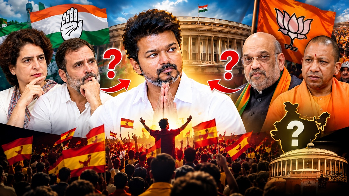 விஜய்யை சமாளிக்க பிரதமர் வேட்பாளரை மாற்றுகிறதா காங்கிரஸ்? பிரியங்கா காந்தி தான் பிரதமர் வேட்பாளரா? அதேபோல் பாஜகவிலும் அமித்ஷா அல்லது யோகி தான் பிரதமர் வேட்பாளரா?