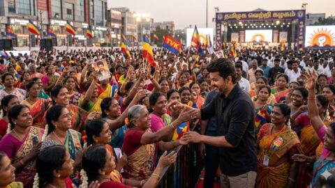 vijay with women